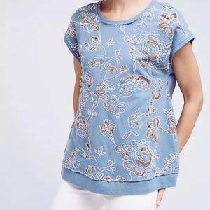 Anthro Akemi + Kin Hildie Sequin Swing Sweatshirt